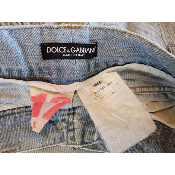 Dolce & Gabbana Distressed Denim Jeans Size 46 (30x33) - Picture 9 of 9